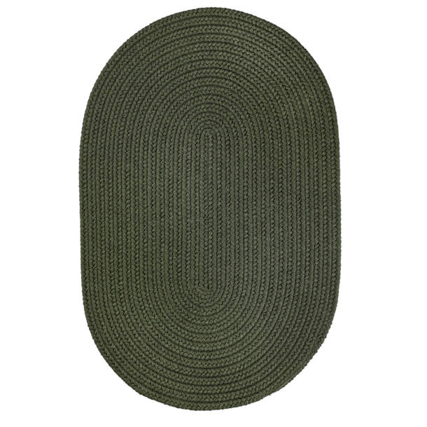 August Grove® Smyth Hand Braided Wool Solid Color Rug & Reviews Wayfair